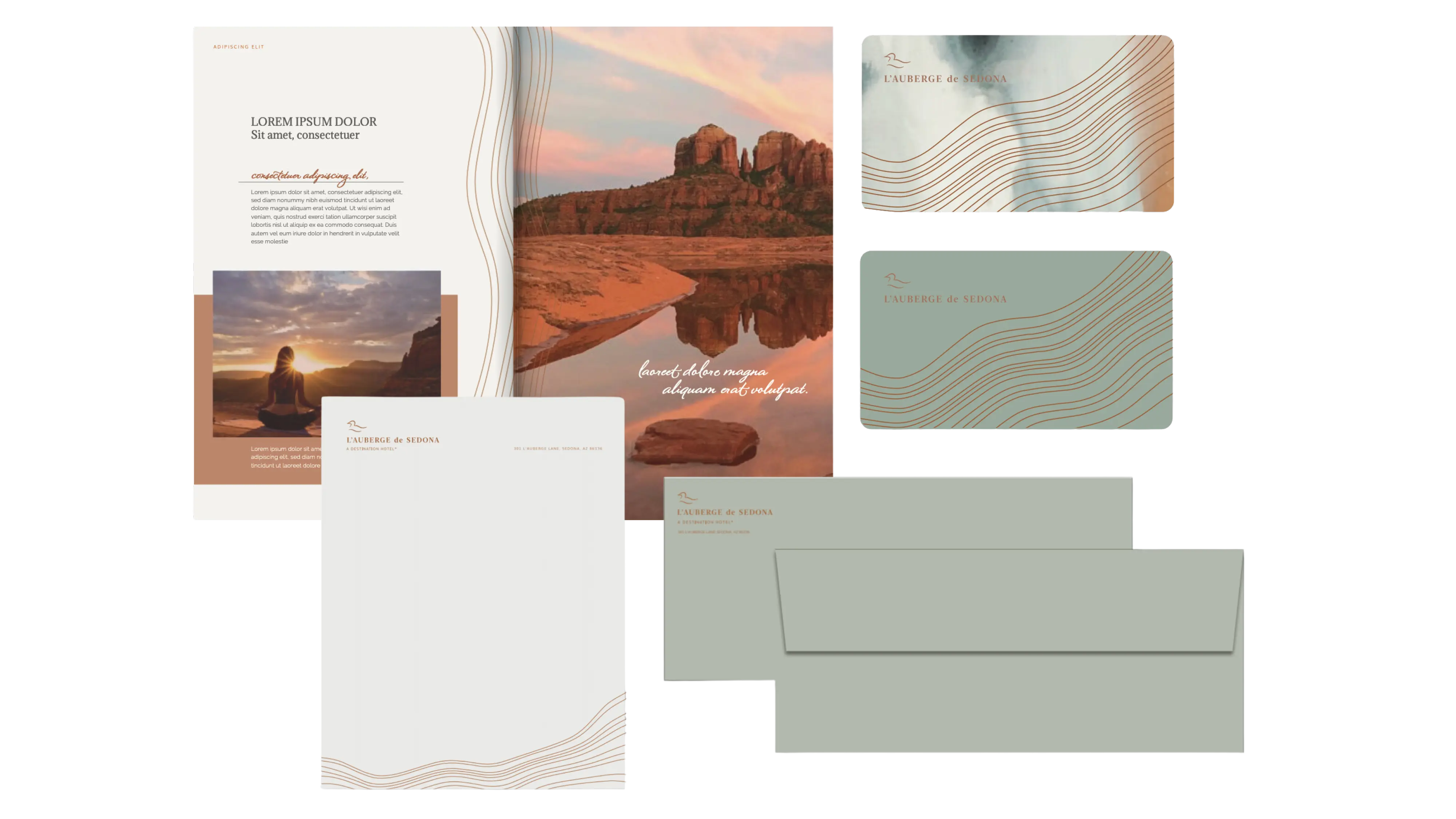 L'Auberge de Sedona stationery