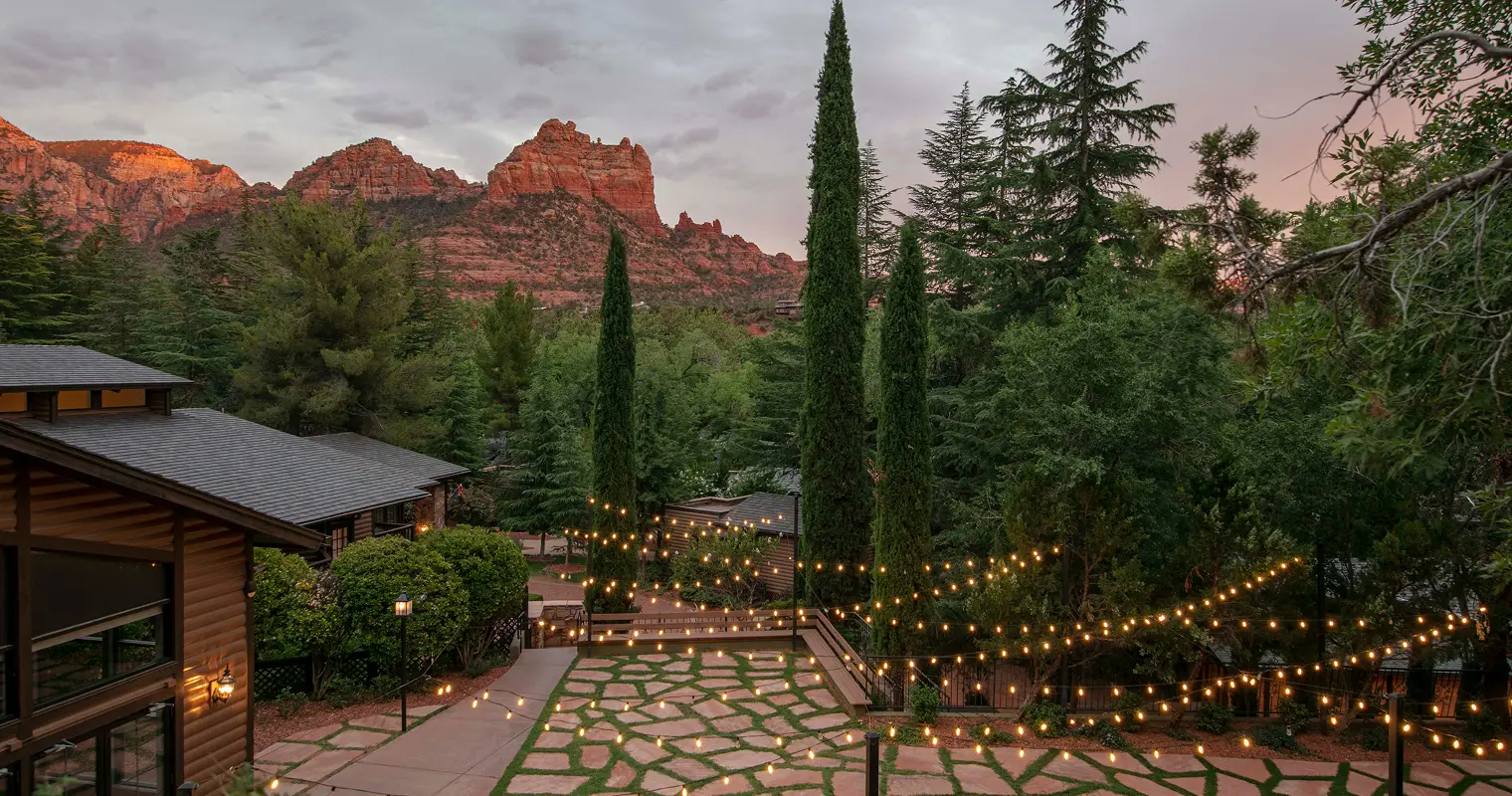 L'Auberge de Sedona Garden Terrace event venue