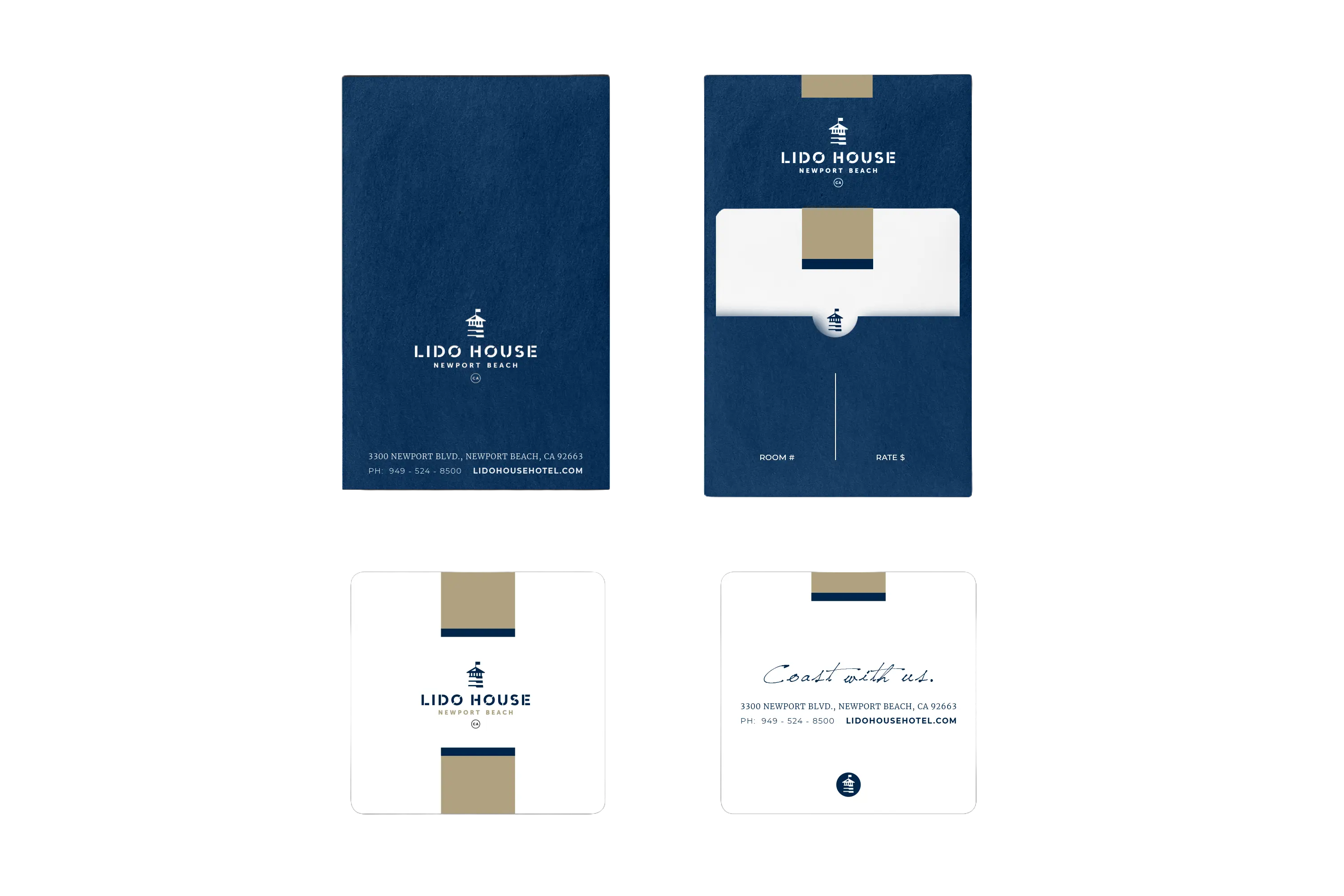Lido House key card design